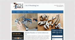 Desktop Screenshot of northhollywoodplumbingrepair.net